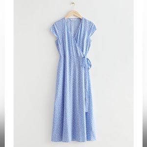 & Other Stories MIDI Wrap Dress